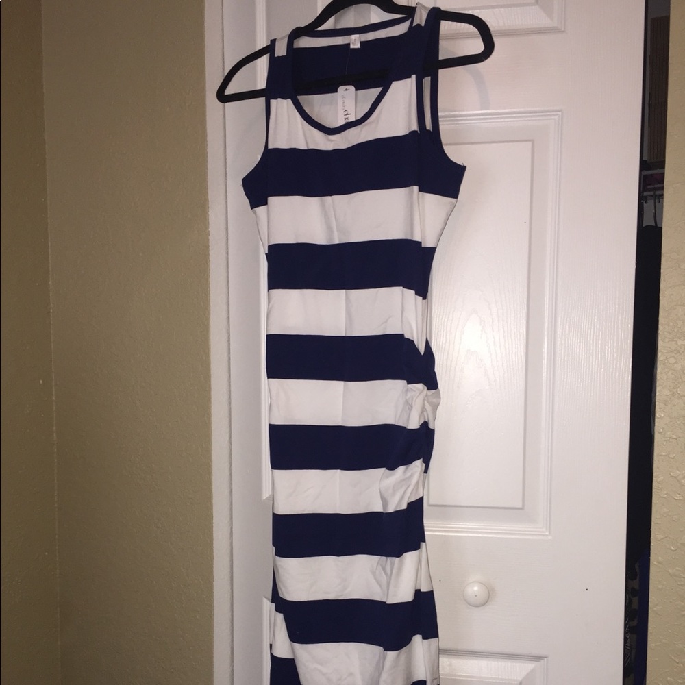 Nautical Maxi Dress